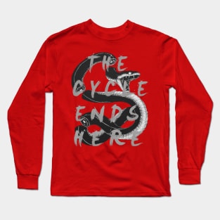 the cycle ends here Long Sleeve T-Shirt